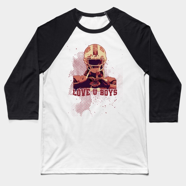 Damar hamlin | Love u boys Baseball T-Shirt by Aloenalone